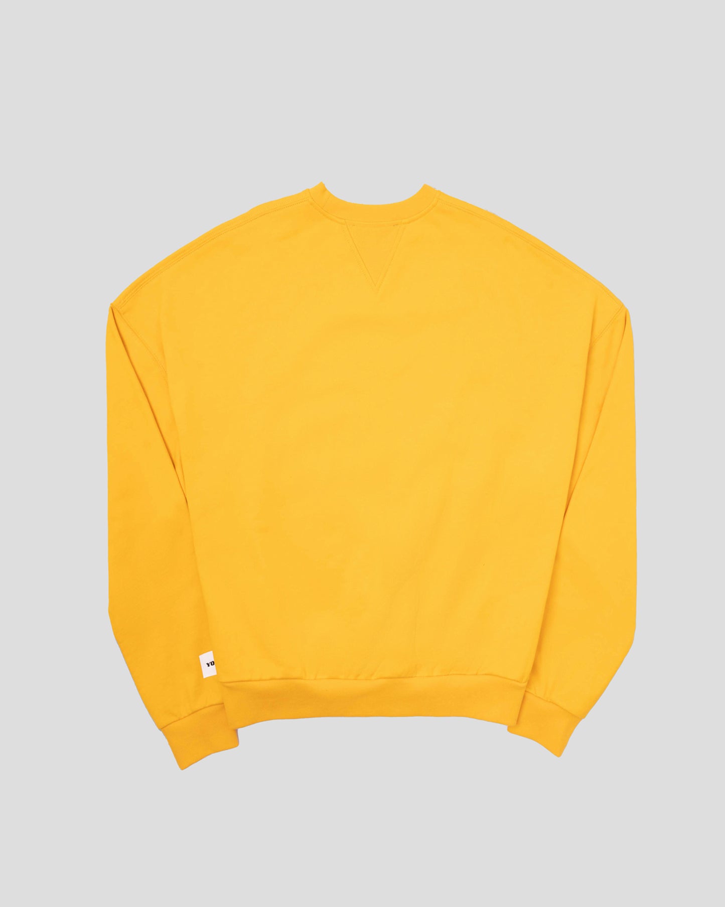 OUTHPRIVILEGE CROP SWEATER - YELLOW COLOR
