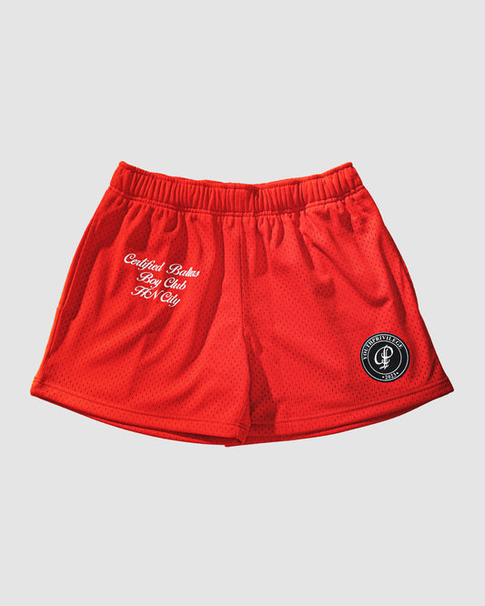 YP CERTIFIED MESH SHORT RED