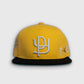 YP FITTED HAT YELLOW EMBROIDERY LOGO
