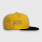 YP FITTED HAT YELLOW EMBROIDERY LOGO